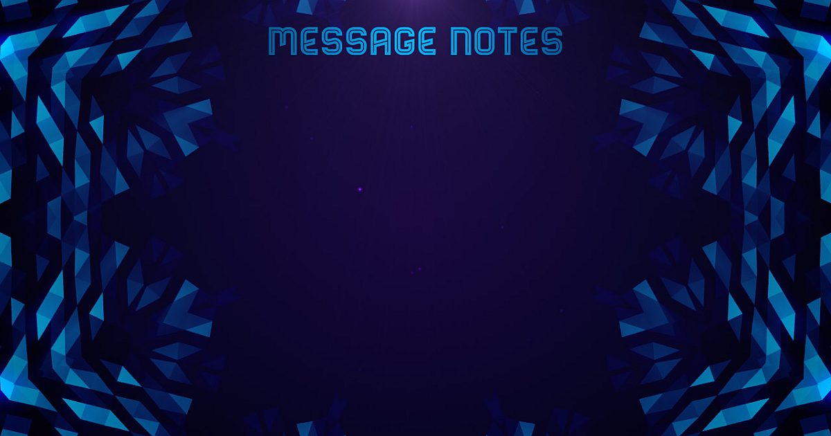 Crystal Patterns Message Notes | Motion Video Background