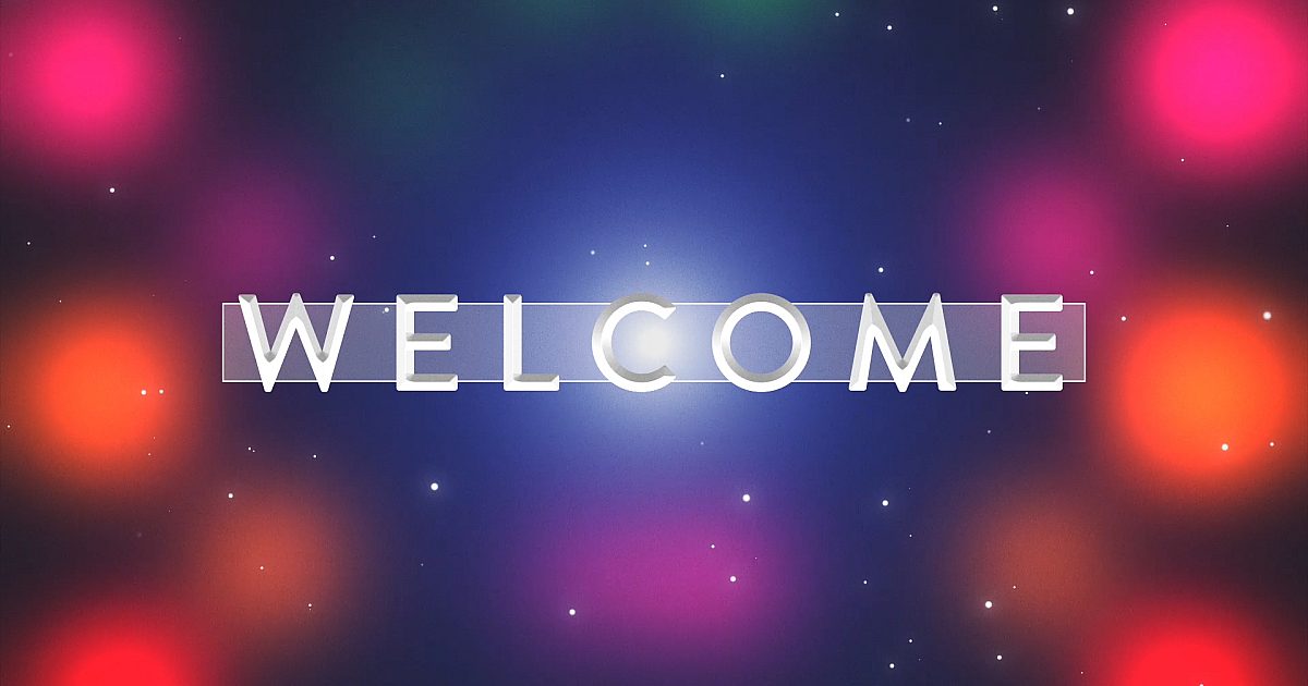 Joyful Lights Welcome | Motion Video Background