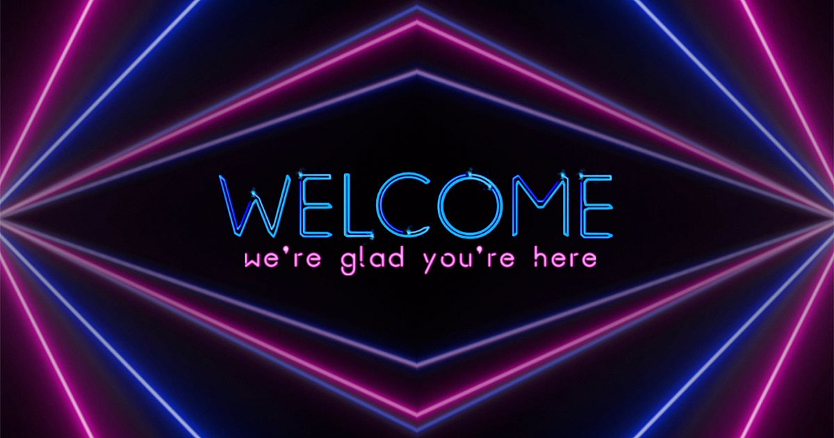 Backlighting Welcome Laserlight Welcome | Motion Video Background