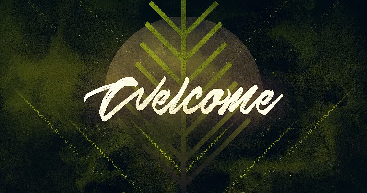 Particle Rays Palm Sunday Welcome | Motion Video Background