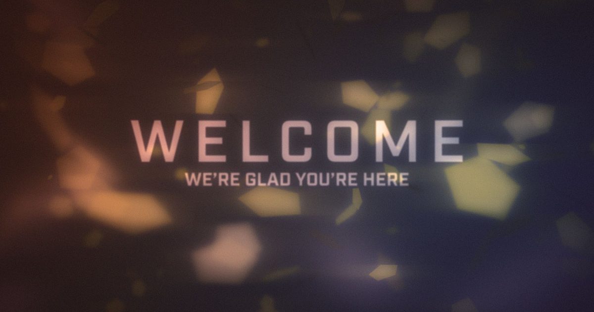 Shape Shine Welcome | Motion Video Background