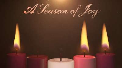 Advent Candles Joy
