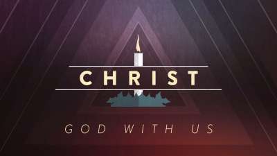 Christmas Advent Candles Christ