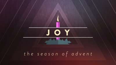 Christmas Advent Candles Joy