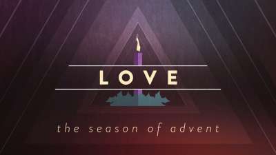 Christmas Advent Candles Love