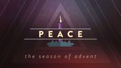 Christmas Advent Candles Peace