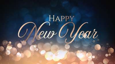 Christmas Bokeh New Year