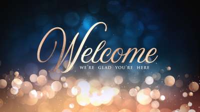 Christmas Bokeh Welcome