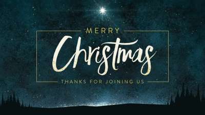 Christmas Eve Light Merry Christmas