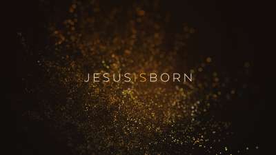 Christmas Gold Jesus Is Born