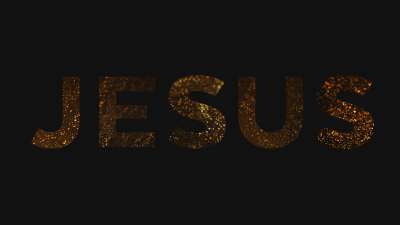 Christmas Gold Jesus