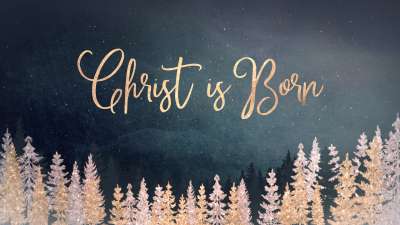 Christmas Sparkle Christ Is Born