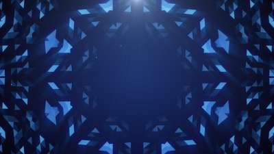 Crystal PatternsIce Blue