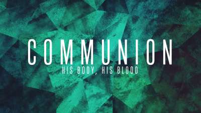 Easter Glass Communion