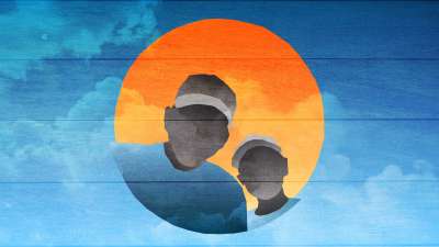 Father's Day Clouds Title Blank