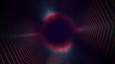 Geo Depths Red Tunnel