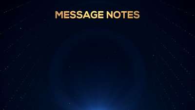 Golden Drift Message Notes