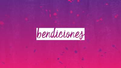 Gradient Leaves Bendiciones