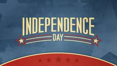 Independence Clouds and Stars Title