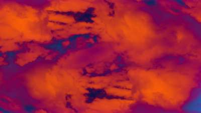 Mirror Clouds Orange