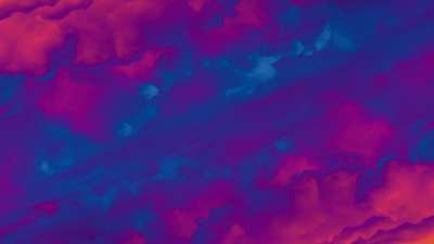 Mirror Clouds Purple