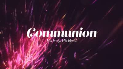 New Year Sparks Communion