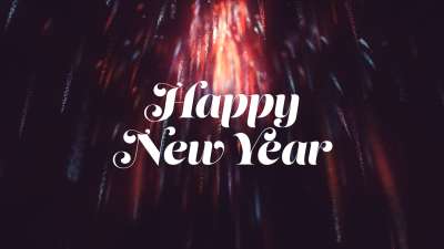 New Year Sparks Happy