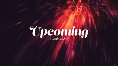 New Year Sparks Upcoming