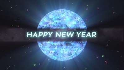 New Years Glow Happy New Year