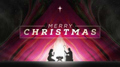 Painted Christmas Merry Christmas