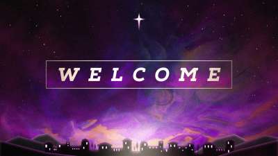 Painted Christmas Welcome