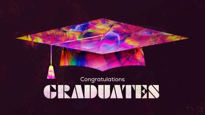 Painted Graduation Title