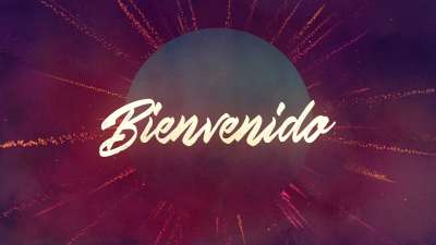 Particle Rays Easter Welcome (Spanish)