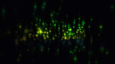 Particle Streaks Green