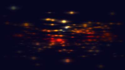 Particle Streaks Orange