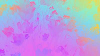 Radiant Gradient Flowers 05