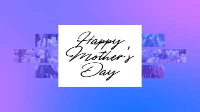Radiant Gradient Mother's Day Title 01
