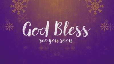 Rustic Winter Snow Closing