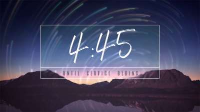 Star Trails Countdown