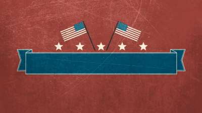 Vintage Independence Day Title Blank