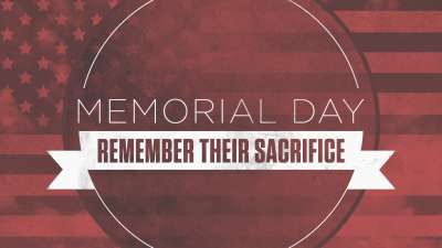 Vintage Patriotic Sky Memorial Day