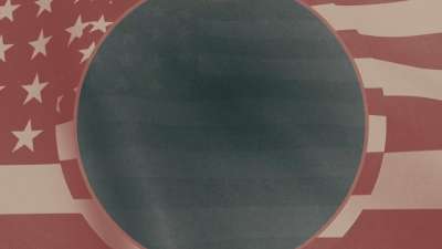 Vintage Waving American Flag 02