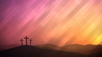 Vivid Fibers Calvary Sunrise