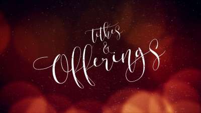 Warm Christmas Glow Tithes & Offerings