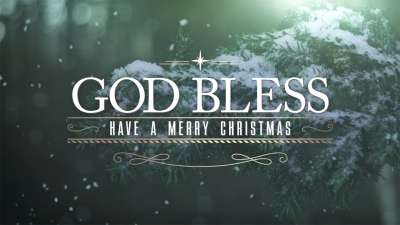 Winter Woods Christmas Close