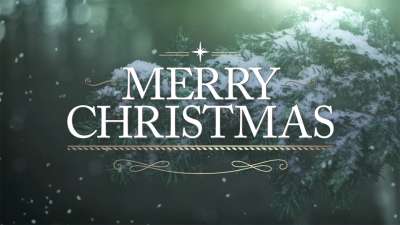 Winter Woods Merry Christmas