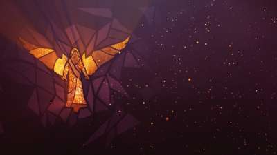 Christmas Glass Angel