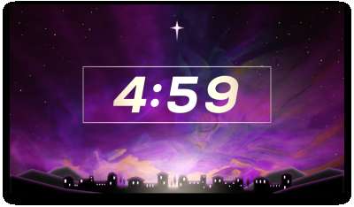 Painted Christmas Bethlehem Countdown