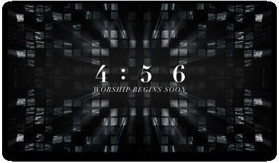 Cross Glass Countdown