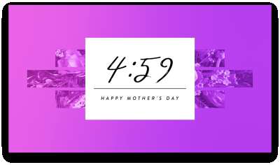 Radiant Gradient Mother's Day Countdown